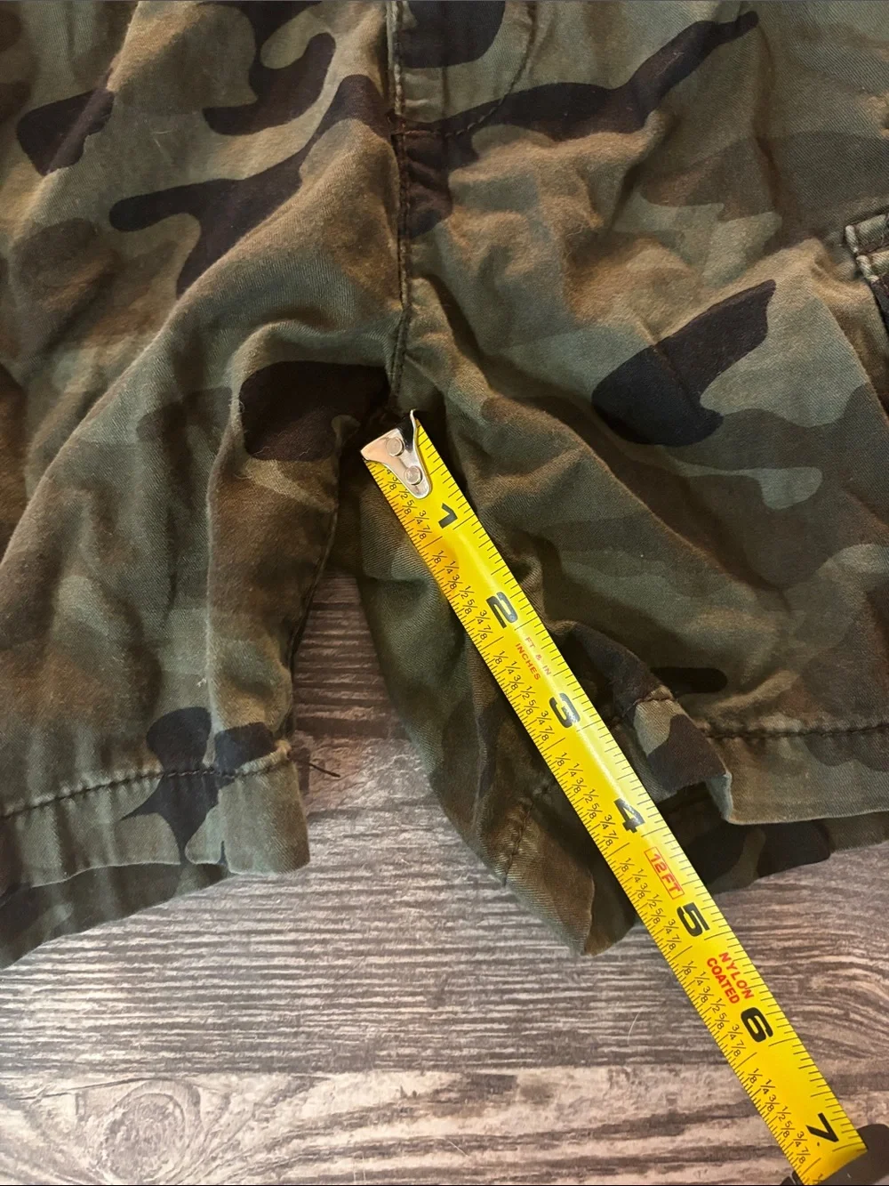 Old Navy relaxed Boys Camo Cargo Shorts shorter length